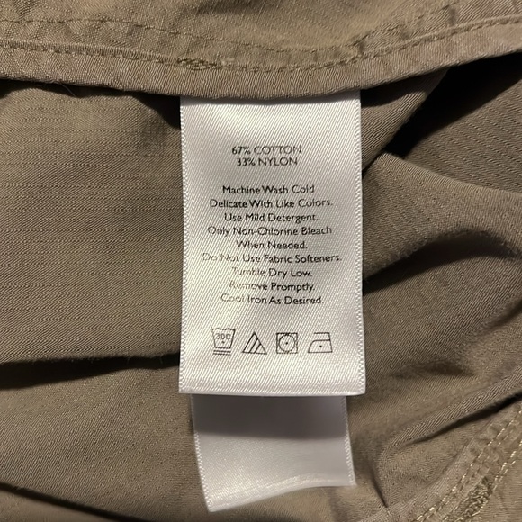 Eddie Bauer Women’s Lightweight Khaki Zip Up Jacket G2 - Picture 4 of 6